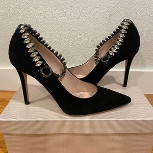 SJP by Sarah Jessica Parker Embellished Ankle Chain Heels. Size EU 37.5. New!